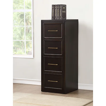 Tall File Cabinet with Four Drawers